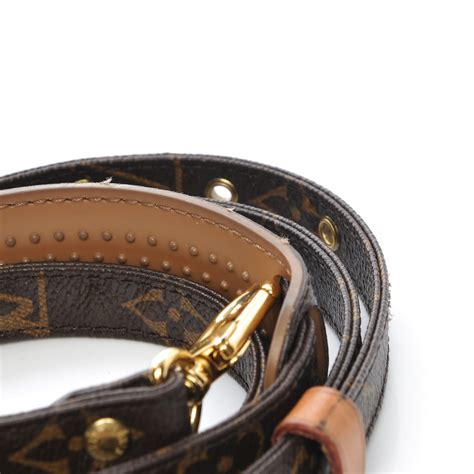 lv monogram strap 16mm|louis vuitton monogram adjustable strap.